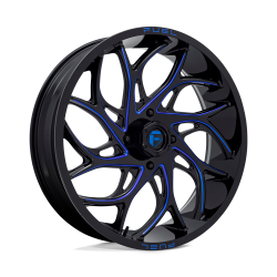 BKT AT 171 33x9-20 Tires on Fuel Runner Candy Blue Wheels