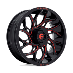 BKT AT 171 33x8-18 Tires on Fuel Runner Candy Red Wheels