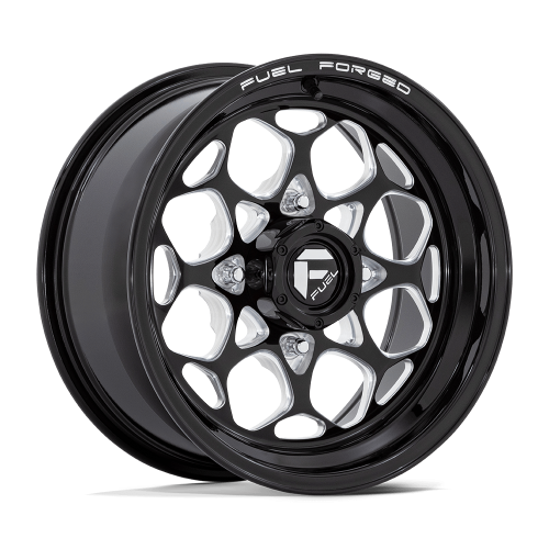 System 3 XT400W 30x12-15 Tires on Fuel Scepter Gloss Black Milled (15x10) Forged Wheels