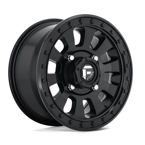 Tusk Terrabite 34x10-15 Radial Tires on Fuel Tactic Matte Black Wheels