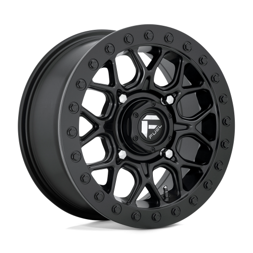 Fuel Off Road Tech D916 Beadlock Matte Black 15x7 Wheel/Rim (Full Set)