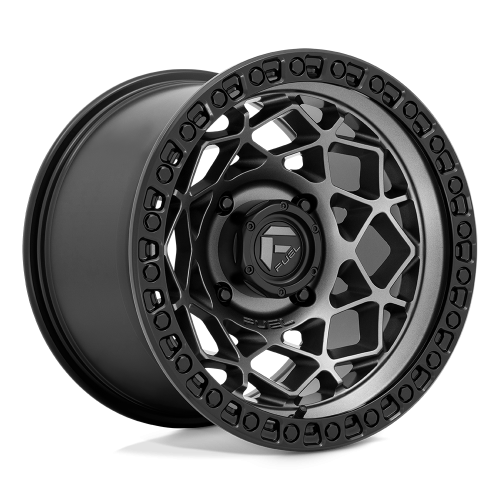 System 3 XT400W 32x12-15 Tires on Fuel Unit Matte Gunmetal (15x10) Wheels