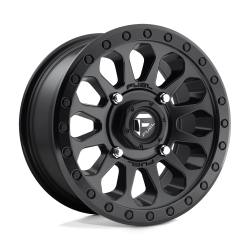 Tusk Terrabite 28x10-15 Radial Tires on Fuel Vector Matte Black Wheels