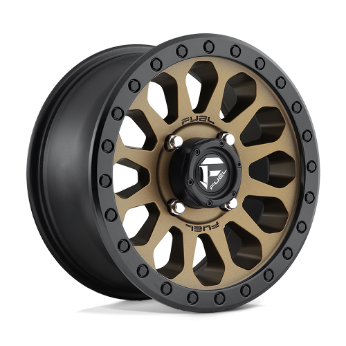 Tusk Terrabite 30x10-15 Radial Tires on Fuel Vector Matte Bronze Wheels