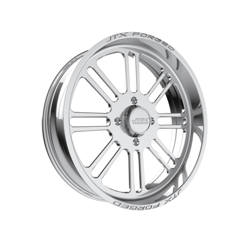 BKT TR 171 40x8.3-24 Tires on JTX Forged Bayonet Polished Wheels