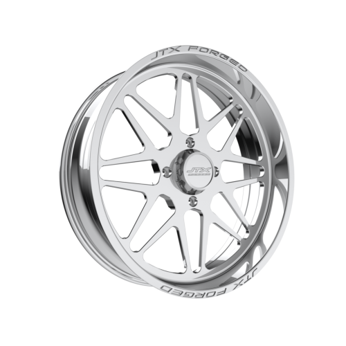 BKT TR 171 37x8.3-22 Tires on JTX Forged Prism Polished Wheels