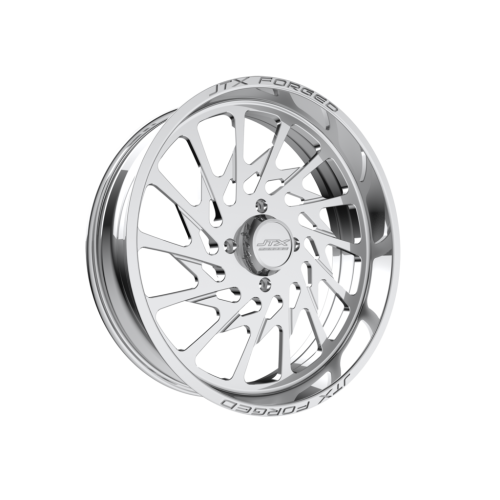 BKT TR 171 37x8.3-22 Tires on JTX Forged Psycho Polished Wheels