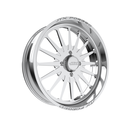 BKT TR 171 40x9.5-22 Tires on JTX Forged Silencer Polished Wheels