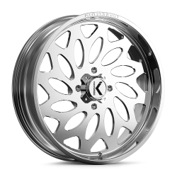 EFX Motohavok 35x8.5-22 Tires on KG1 Forged KU007 Lotus Polished Wheels