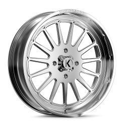 EFX MotoSlayer 37x10.5-24 Tires on KG1 Forged KU016 Rays Polished Wheels