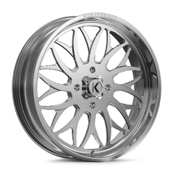 EFX Motohavok 35x8.5-22 Tires on KG1 Forged KU022 Galactic Polished Wheels