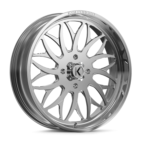 EFX MotoSlayer 33x9.5-22 Tires on KG1 Forged KU022 Galactic Polished Wheels