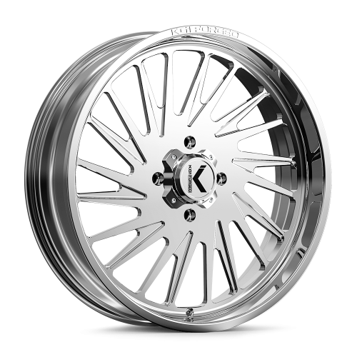 EFX Motohavok 35x8.5-22 Tires on KG1 Forged KU038 Javelin Polished Wheels