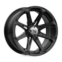 Gladiator X Comp ATR 28x10-14 (10ply) Radial Tires on MSA M12 Diesel Gloss Black Wheels