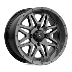 Gladiator X Comp ATR 28x10-14 (10ply) Radial Tires on MSA M26 Vibe Dark Tint Wheels