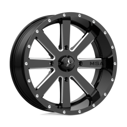 BKT TR 171 40x9.5-22 Tires on MSA M34 Flash Wheels