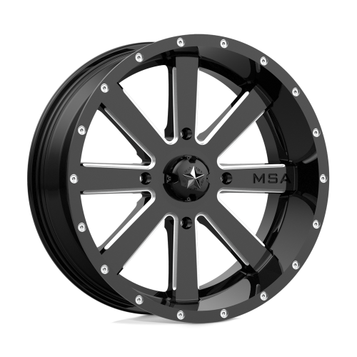 BKT AT 171 33x8-18 Tires on MSA M34 Flash Wheels