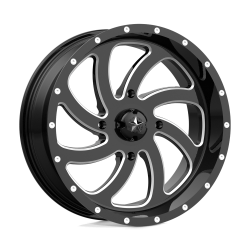 BKT TR 171 44x11.2-24 Tires on MSA M36 Switch Milled Wheels