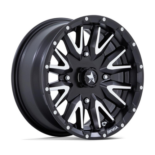 Incursion A/T 30x10-14 Tires on MSA M49 Creed Matte Black & Machined Wheels