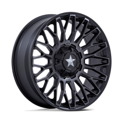 BKT AT 171 35x9-22 Tires on MSA M50 Clubber Matte Black DDT Wheels