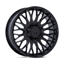 BKT AT 171 33x9-20 Tires on MSA M50 Clubber Gloss Black Wheels