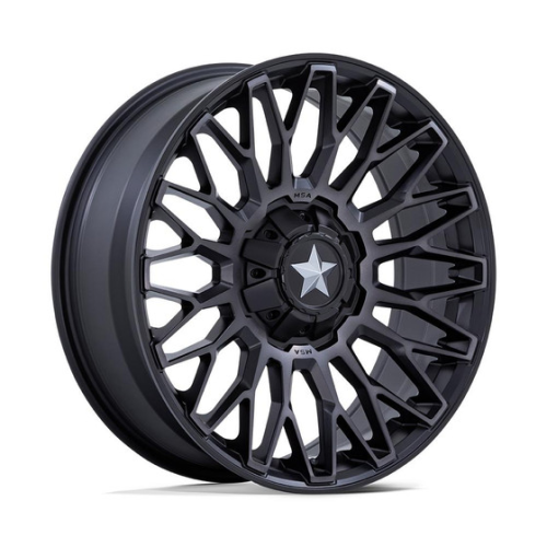 MSA M50 Clubber Matte Black DDT 20x7 Wheel/Rim