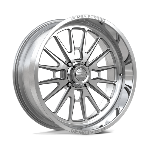 Tiron HS617 TT 46x12.4-24 Tires on MSA Breakout Polished (24x10) Forged Wheels