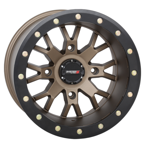 System 3 XT400W 32x12-15 Tires on SB-4 Bronze (15x10) Beadlock Wheels