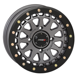 System 3 Offroad SB-6 Beadlock Gunmetal Grey 15x7 Wheel/Rim