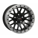 System 3 XT400W 33x12-15 Tires on SB-9 Gloss Black (15x9) Beadlock Wheels