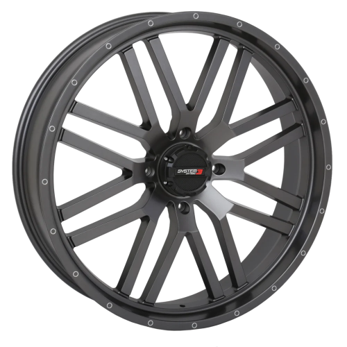 Tiron HS617 TT 44x11.2-24 Tires on ST-3 Gunmetal Grey Wheels