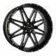 BKT TR 171 47.6x13.6-24 Tires on ST-7 Gloss Black Milled (24x9) Wheels