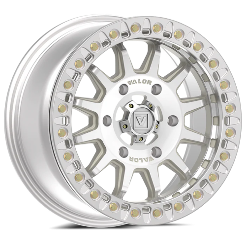 Valor Off Road V09 15x7 Raw Machined Beadlock Wheel/Rim (Full Set)