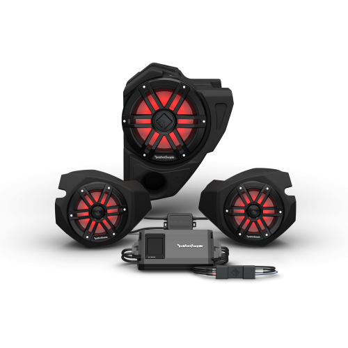 Polaris RZR 900/1000/Turbo w/ Ride Command - Rockford Fosgate Stage-3 All-In-One Audio System