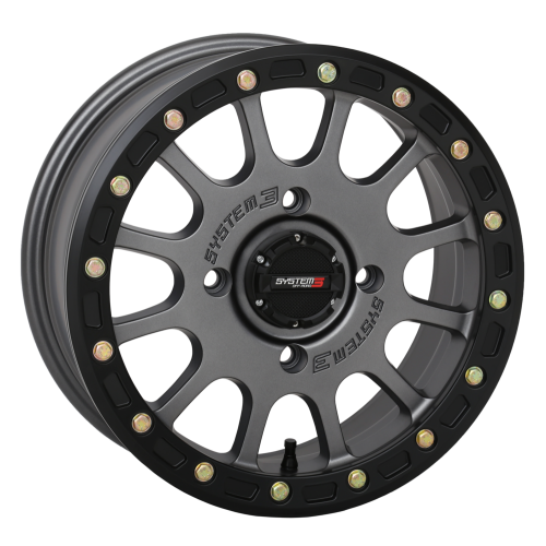 System 3 Offroad SB-5 Beadlock Grey 15x10 Wheel/Rim