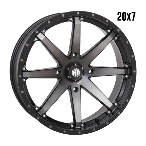 STI HD10 Matte Black/Smoked 20x7 Wheel/Rim