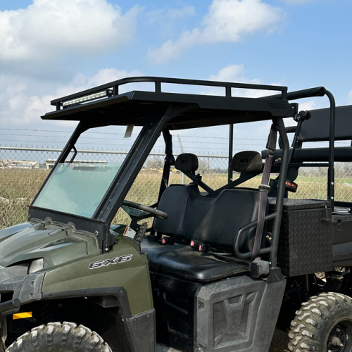 Ranch Armor Polaris Ranger Full-Size Single Cab Metal Top (Pipe Frame 08-20)