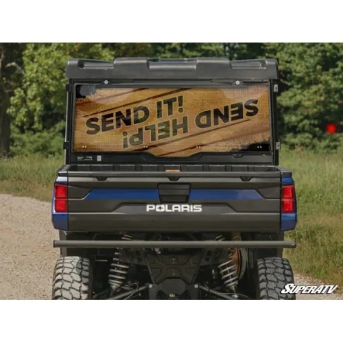 Polaris Ranger XP 570 Scratch Resistant Rear Windshield