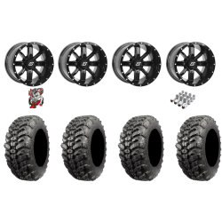 Interco Sniper 920 30x10-14 Radial Tires on Sedona Hollow Point (14x8) Wheels