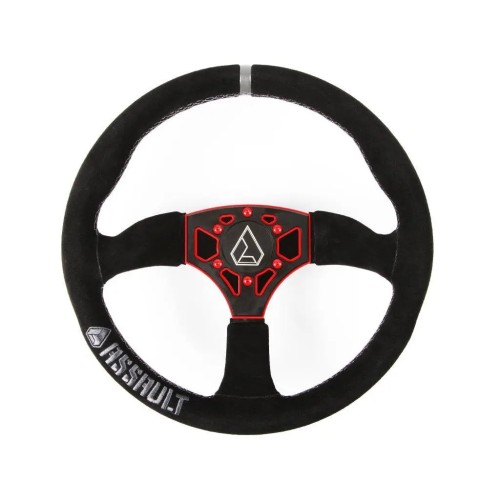 ASSAULT INDUSTRIES 350R SUEDE UTV STEERING WHEEL