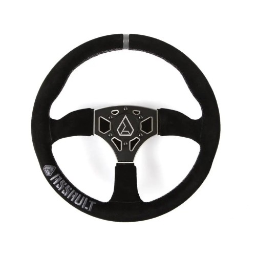 ASSAULT INDUSTRIES 350R SUEDE UTV STEERING WHEEL