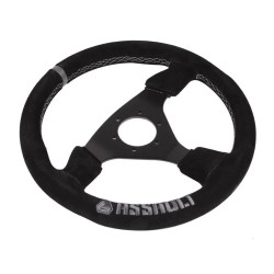 ASSAULT INDUSTRIES UNIVERSAL NAVIGATOR SUEDE UTV STEERING WHEEL