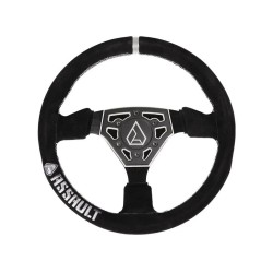 ASSAULT INDUSTRIES UNIVERSAL NAVIGATOR SUEDE UTV STEERING WHEEL