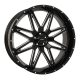 System 3 Offroad ST-7 Gloss Black and Milled 24x9 Wheel/Rim