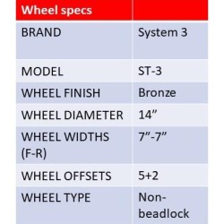 EFX Motoravage 27x10-14 Tires on ST-3 Bronze Wheels