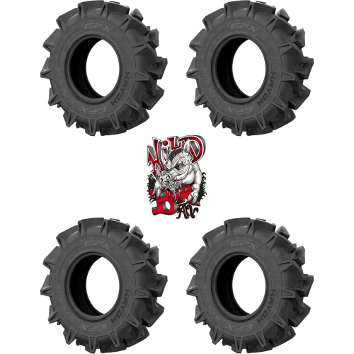 EFX MotoHavok 28x8.5-14 6-Ply Tires (Full Set)