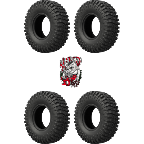 EFX MotoCrusher Tires 32x10-14 (Full Set)