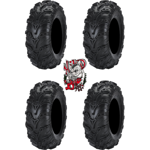 ITP Mud Lite II Tires 27X9-12 & 27x11-12 (Full Set)