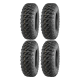 QuadBoss QBT446 Radial Utility Tires 29x9-14 & 29x11-14 (Full Set)