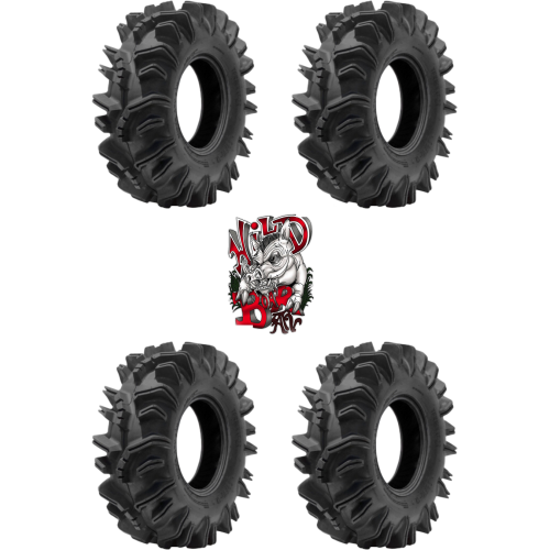 SuperATV Terminator ATV/UTV Tires 28x10-12 (Full Set)